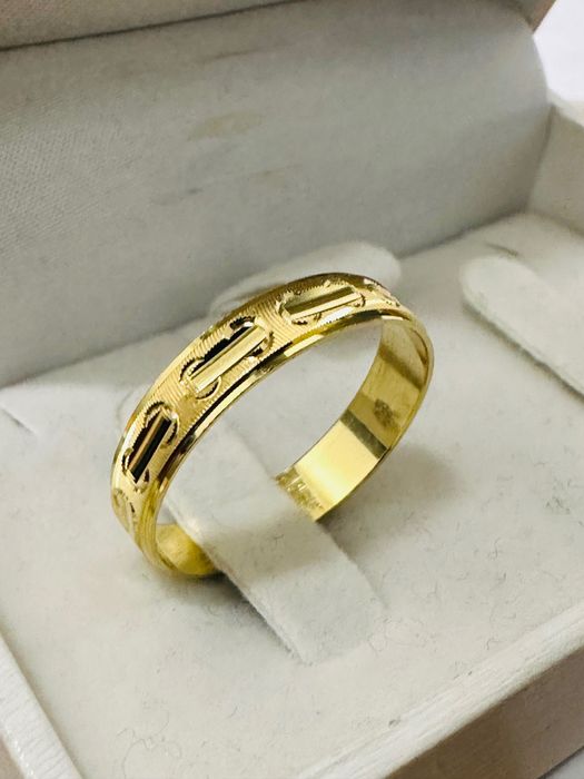 Piękna złota obrączka ZŁOTO 585 rozmiar 21