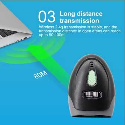 Портативний сканер штрих-кодів U20 (USB/2.4G WiFi/Bluetooth)