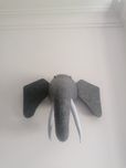 Decoração cabeça de elefante