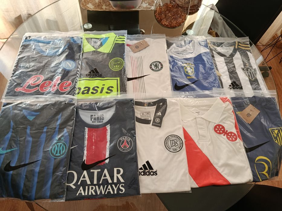 Pack colecionador 10 camisolas de futebol