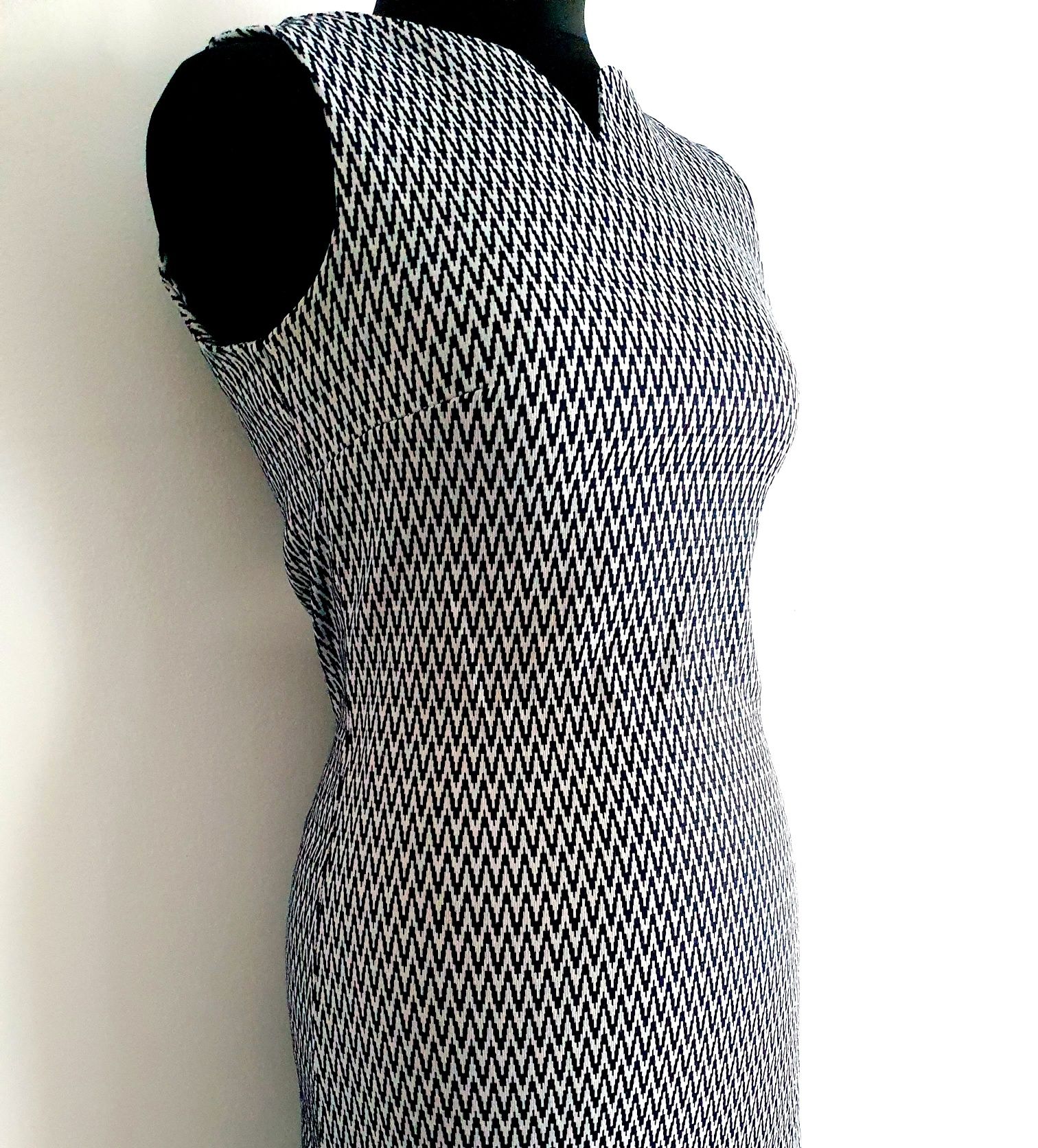 OKAZJA Sukienka elegancka ala żakard święta zima m 38 40 l l 42 xl