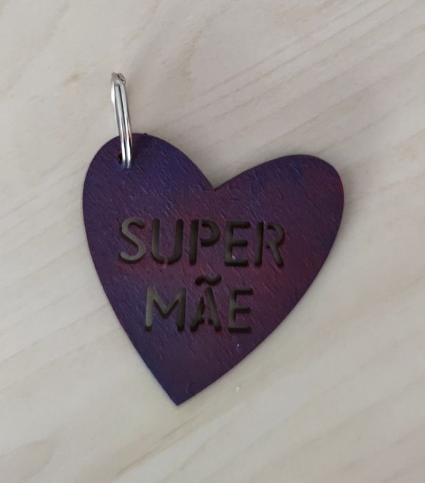Porta chaves super pai/ super mãe