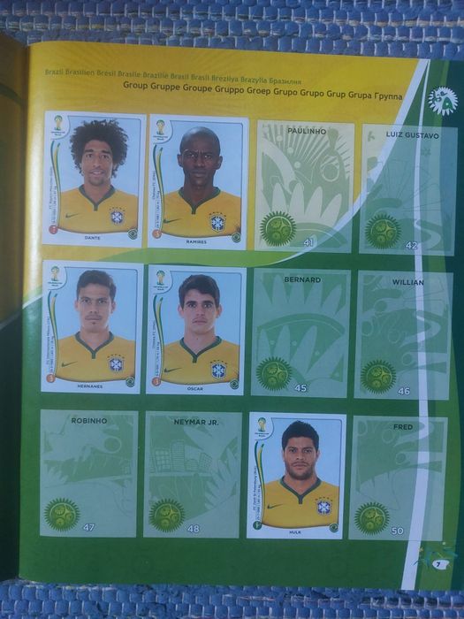Caderneta 2014 fifa world cup panini