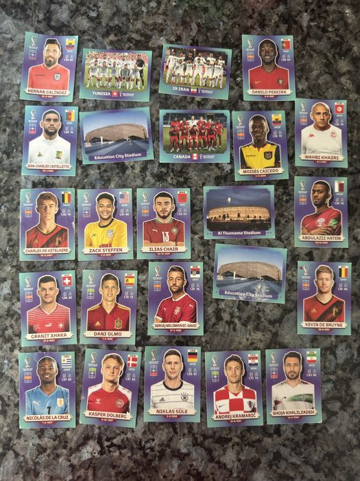 24 cromos mundial 2022