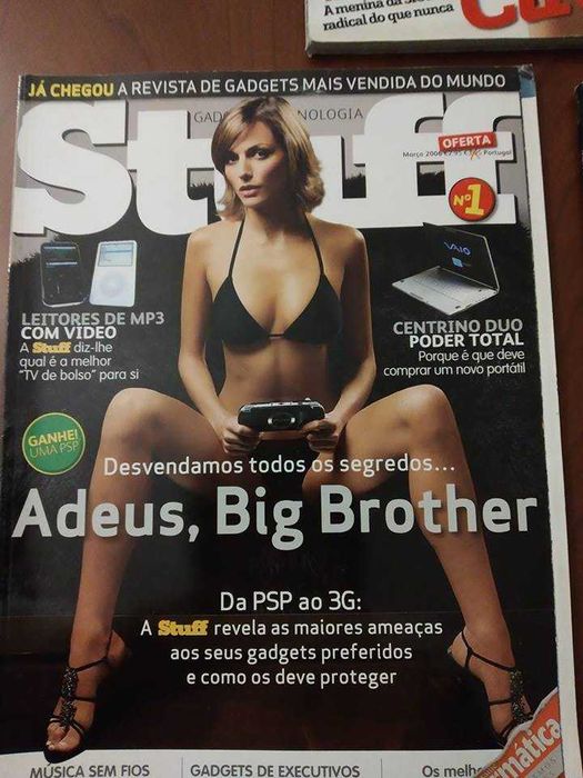 Conjunto 2 revistas masculinas