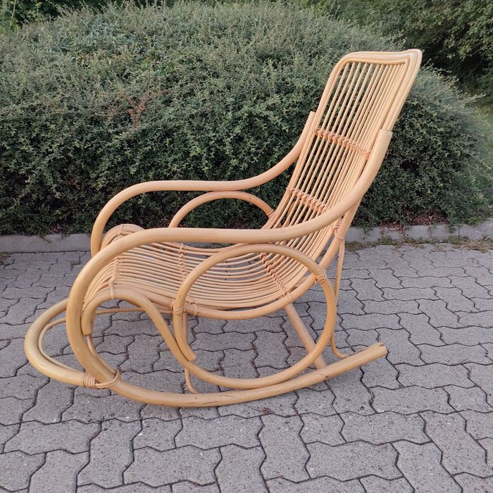 Fotel bambusowy bujany - Transport