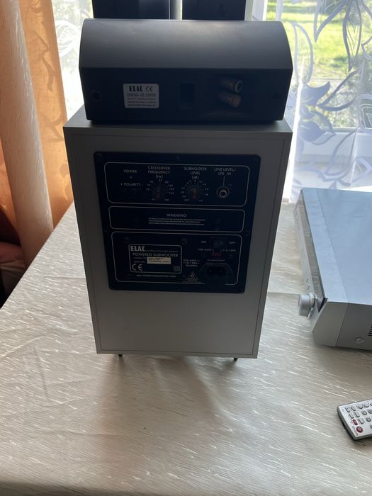 Panasonic SA-HR45 + głośniki ELAC Cinema 05 ESP