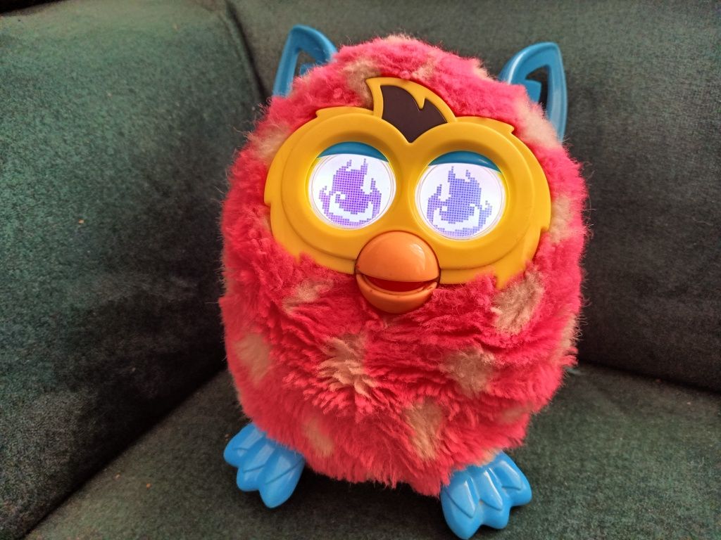 Duży interaktywny Furby boom PL Hasbro polska wersja różowy