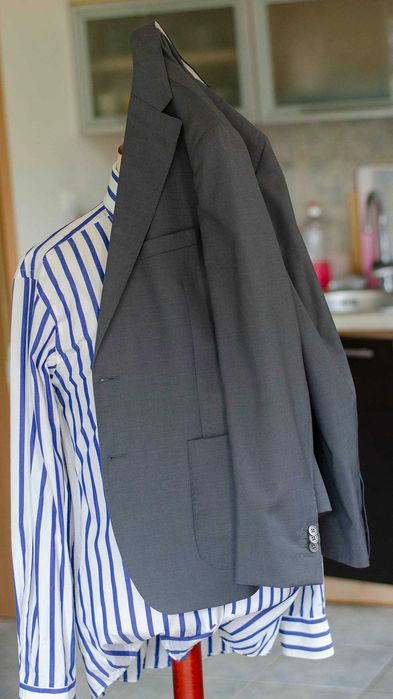 Lekka marynarka r46-48, Aart Rotterdam 100% wool Marlane made in Italy