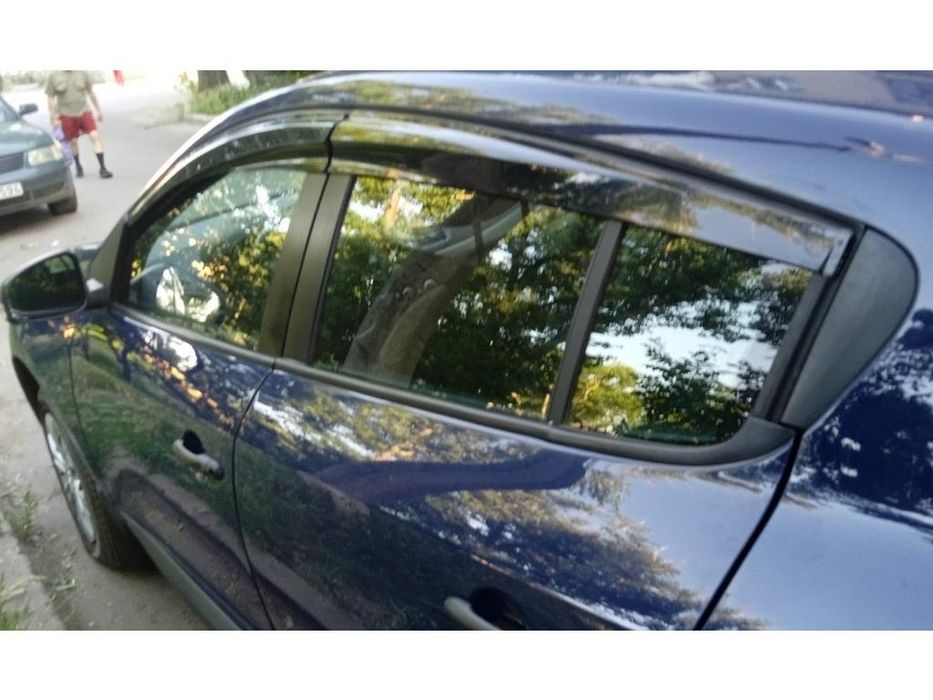 Renault Megane III HB 2009-2016рр. Вітровики (4 шт., Sunplex Sport)