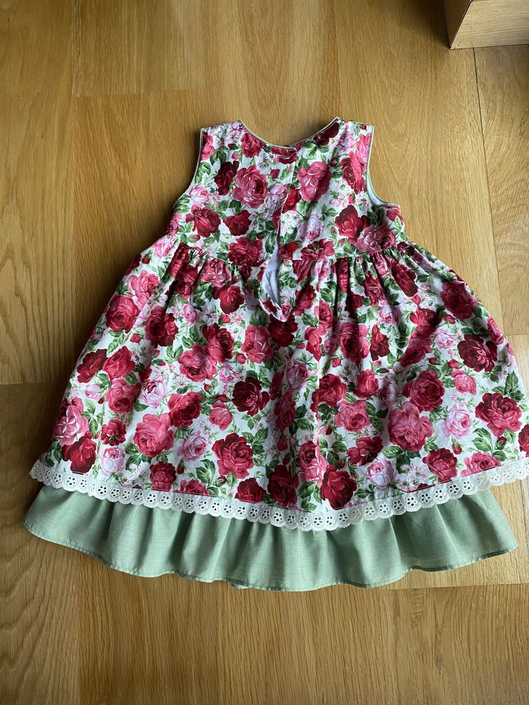 Sukienka elegancka na roczek na ślub chrzest