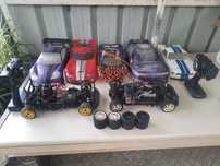Carro a gasolina radio modelismo escala1/10