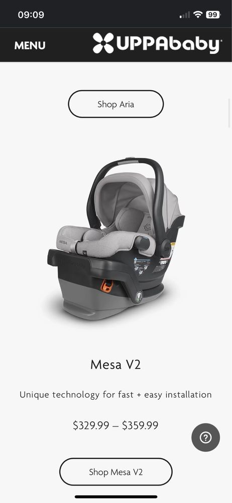 Автокрісло дитяче UPPAbaby MESA i-Size + база ISOFIX