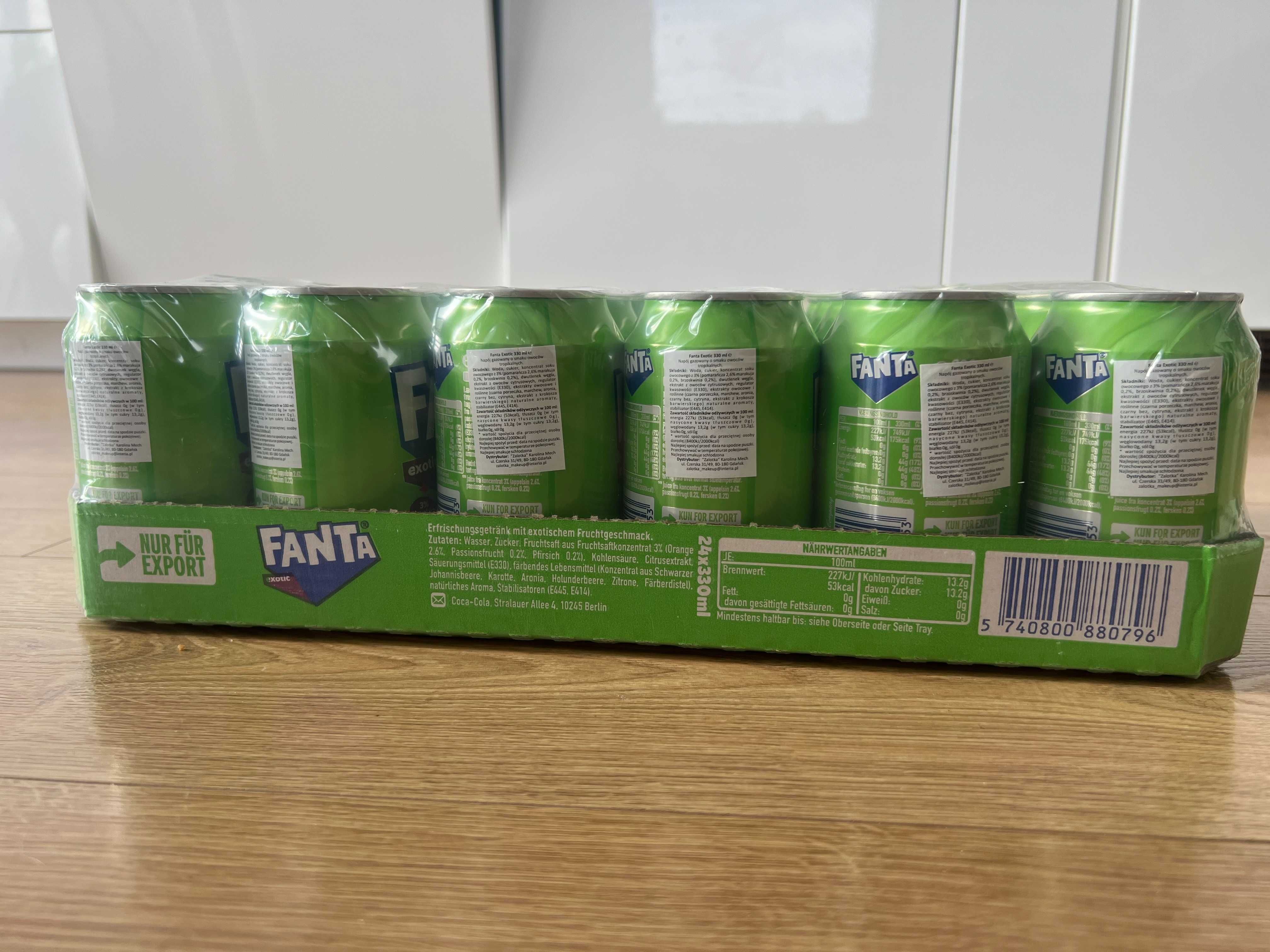 Fanta Exotic napoje puszka 330ml