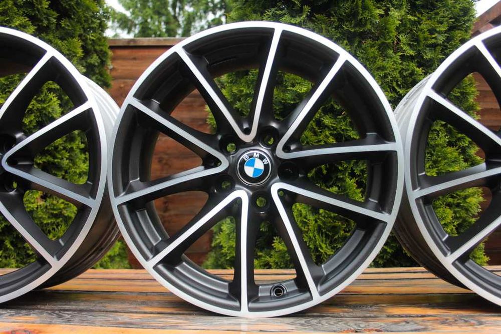 5x112 17 cali BMW X1 X2 1 CIEMNY GRAFIT CNC półmat