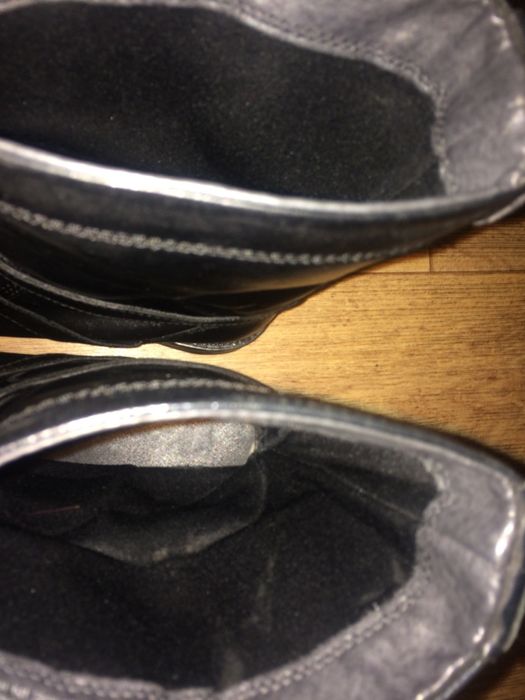 Ботинки сапоги кожаные байкерские