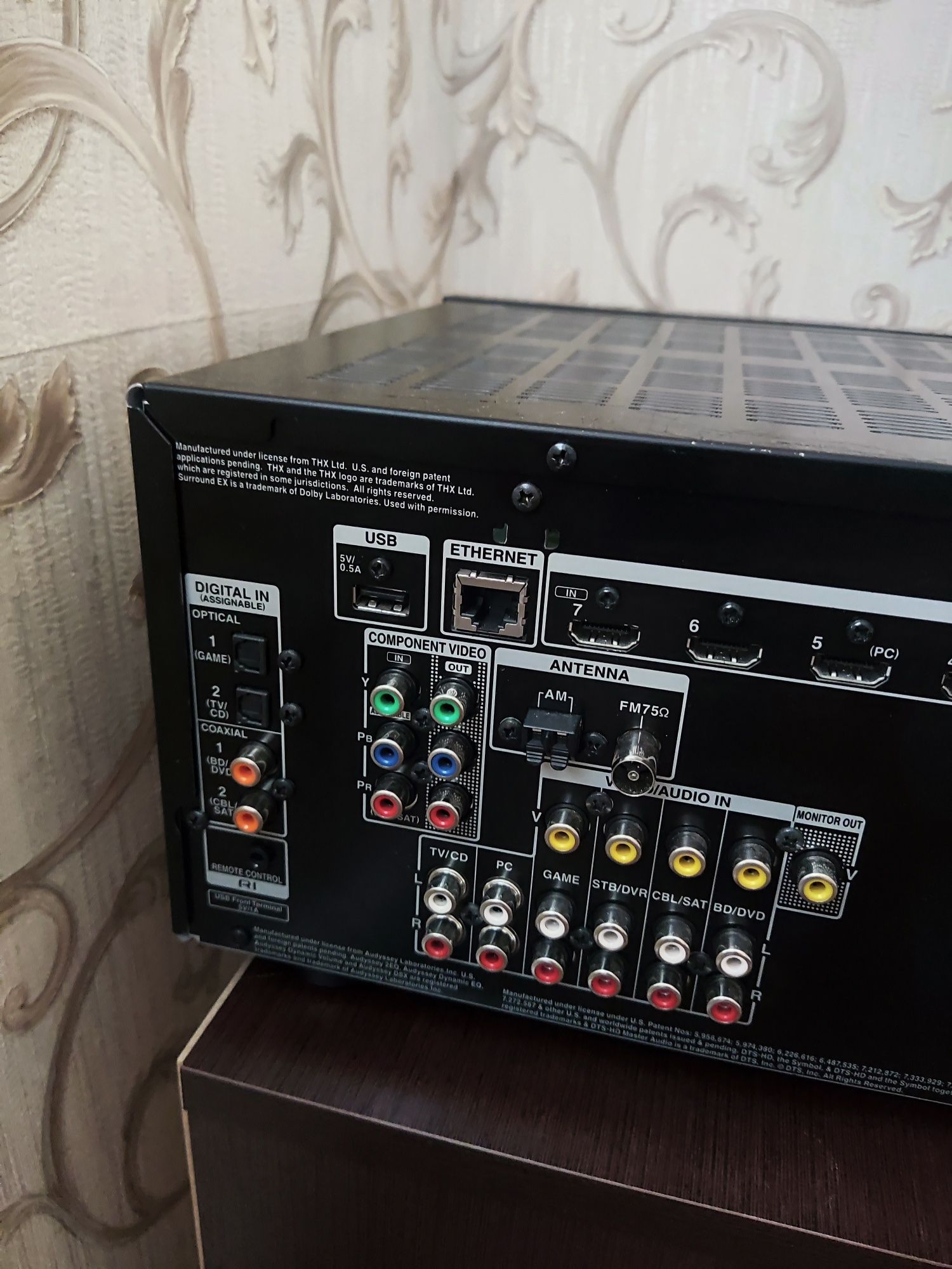 Ресівер ONKYO TX-NR 616 (7.2канали) Інтернет.HDMI.USB.
