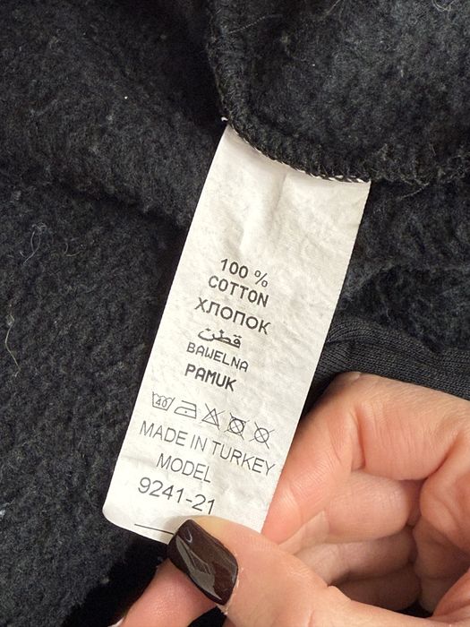 Чорний флісовий костюм жіночий S