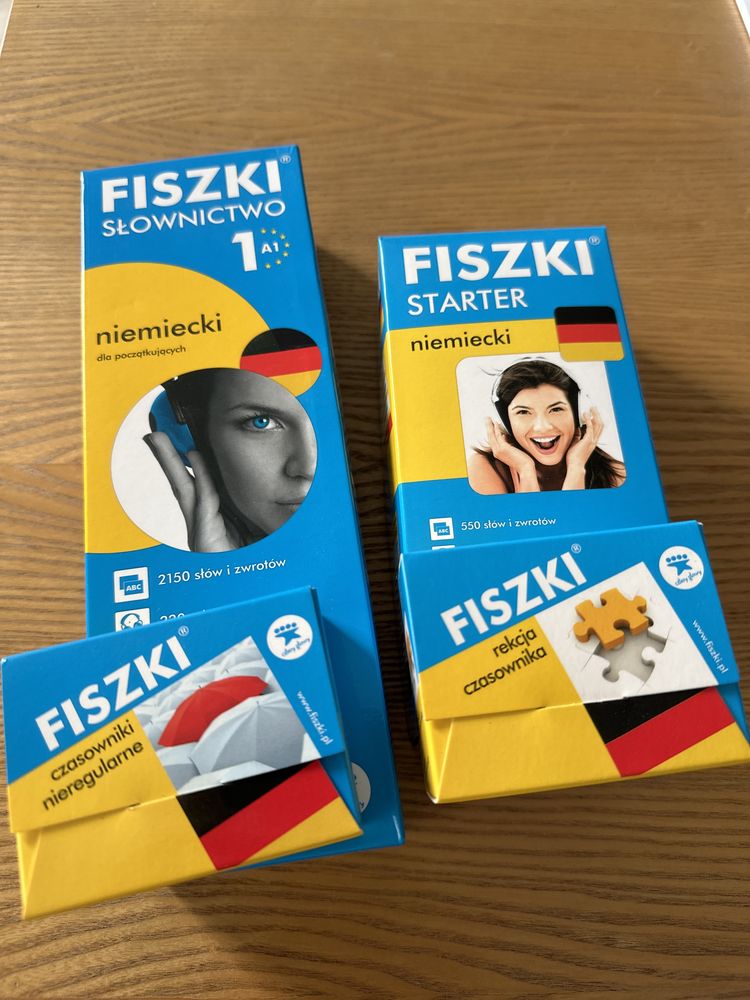 Fiszki język niemiecki zestaw dla początkujących (pre A1+A1)