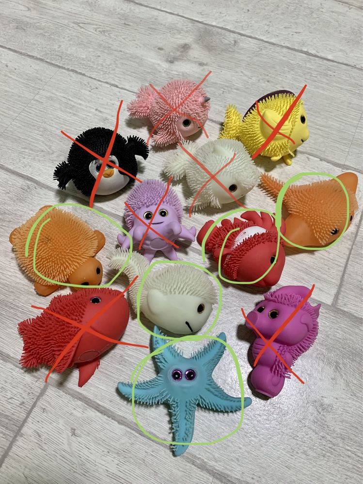 Стретч-іграшка Sbabam Softy friends Чарівний океан колекція 12 шт