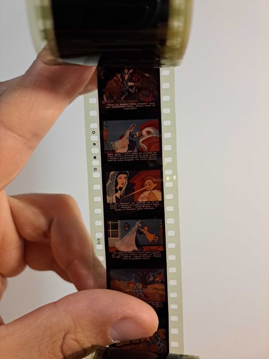 2 x PINOKIO bajka na rzutnik projektor diaskop PRL