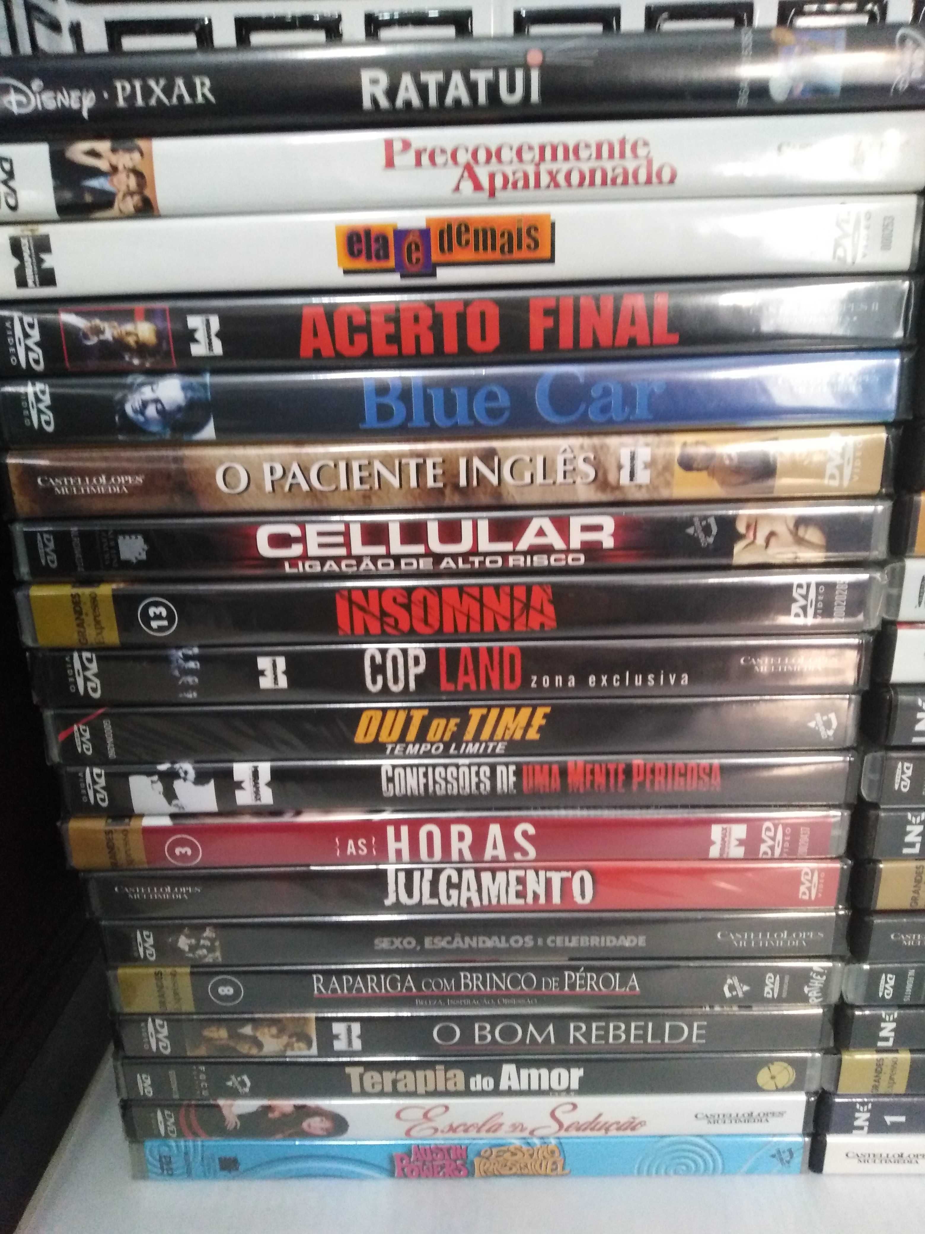 Dvds  (Maior parte deles selados) Ver lista.