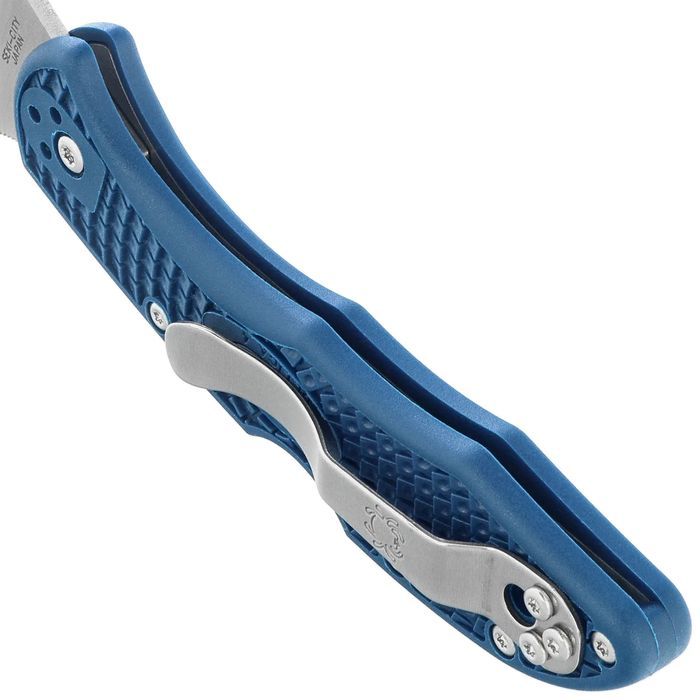 Nóż składany Spyderco Delica 4 Cobalt Blue FRN, Satin CPM SPY27 by Sal