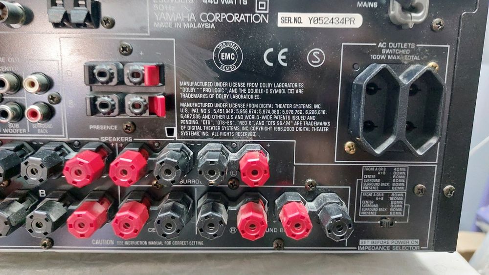 Yamaha rx v650 12.5 кг ресивер в чудовому стані
