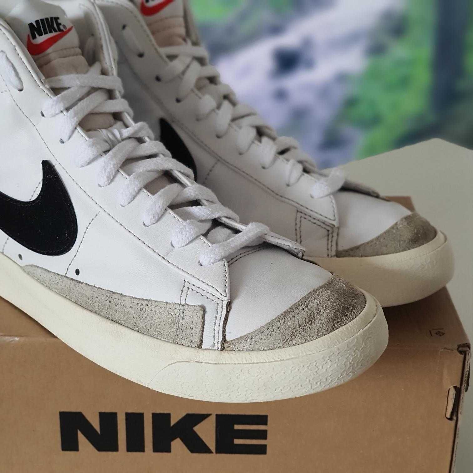 Buty NIKE Blazer MID '77 - biało - czarne - 43 - oryginalne