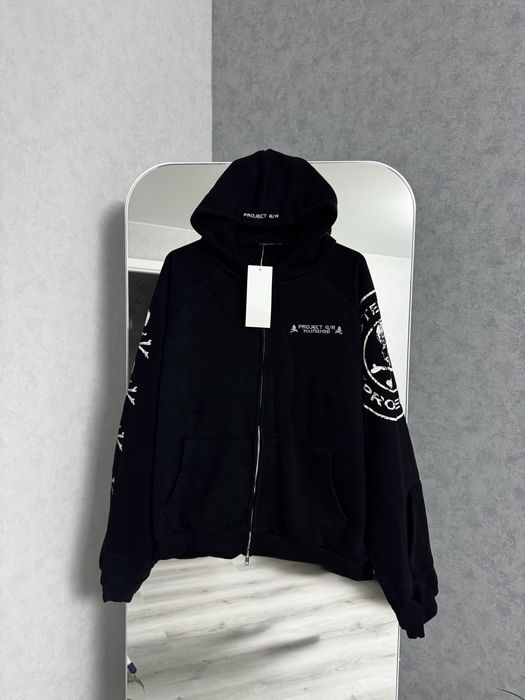 Project gr x Mastermind zip чорная зипка худи кофта