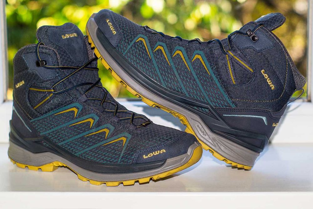 Черевики трекінгові Lowa Ferrox Pro GTX Mid GoreTex Blue 44 р оригінал