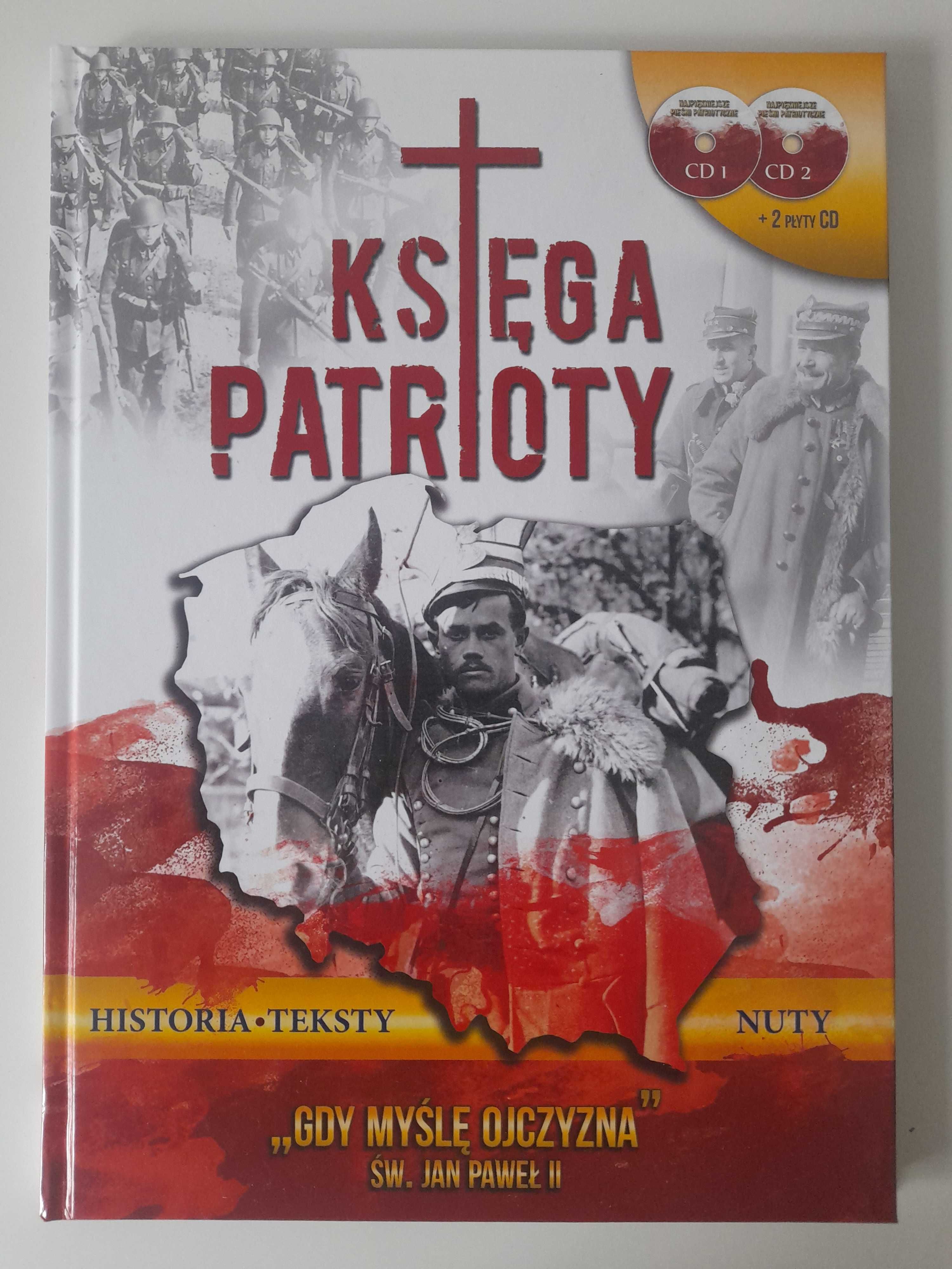 Księga patrioty + 2 płyty CD "Najpiękniejsze pieśni patriotyczne"