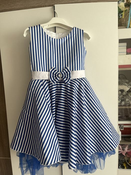 Сукня святкова синього кольору. Платье на утреник, праздничное