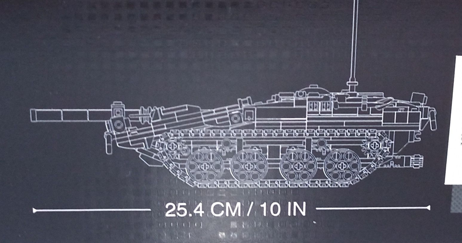 Конструктор Армия Sluban M38-B1010 "S-танк, Танк STRV 103"