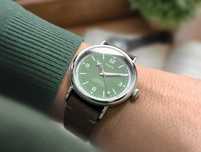 Zegarek męski Timex z zieloną tarcza