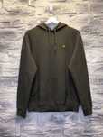Bluza z Kapturem Lyle Scott Khaki Logo Hoodie