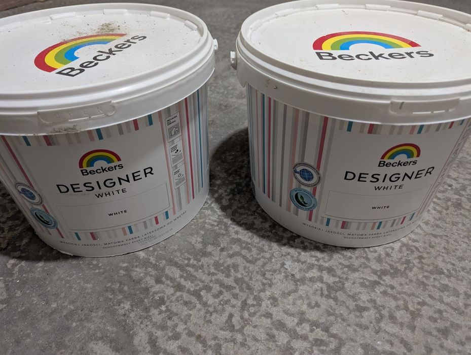 Beckers Farba Designer White Białe 10L x 2