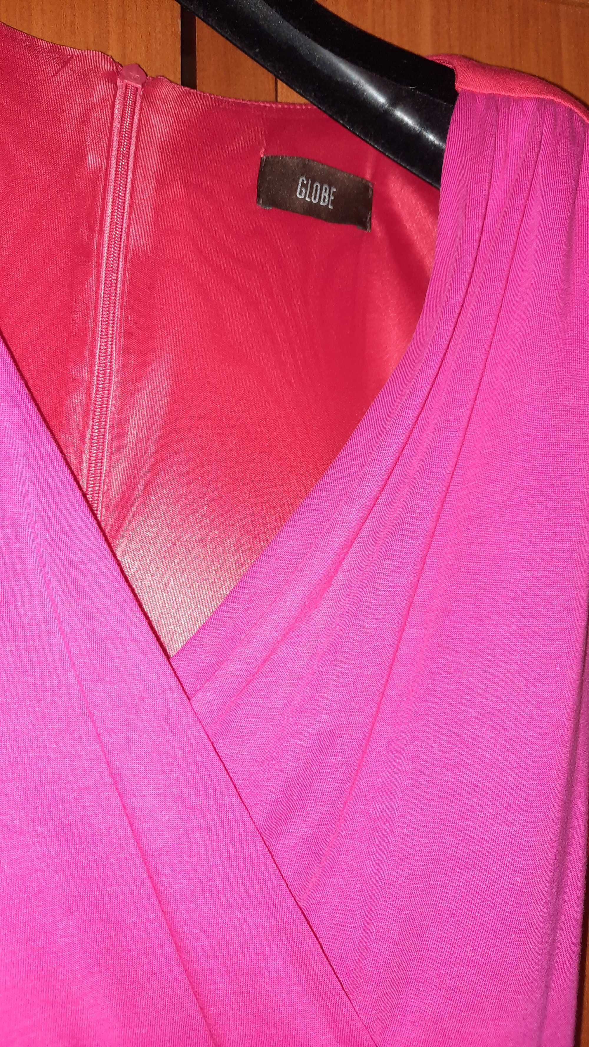 Vestido malha vermelho/fuschia da Globe