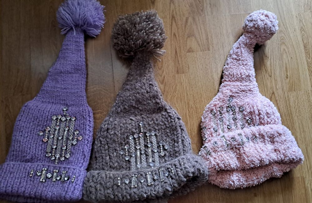 Шапка зимняя новогодняя