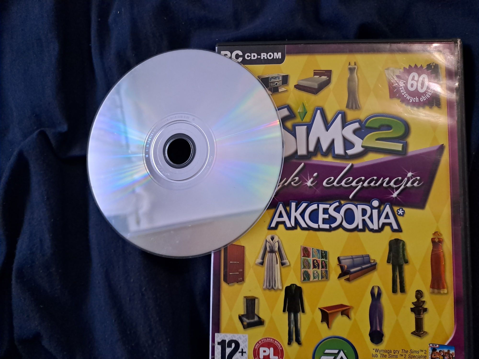 Stara gra The Sims 2 szyk i elegancja akcesoria dodatek do gry