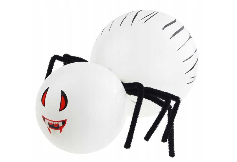 HALLOWEEN Dekoracja ozdobna straszna ZESTAW Duch pająk balony