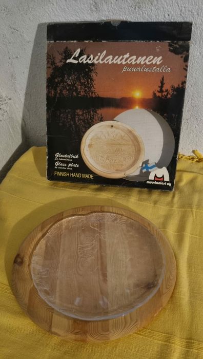 Prato em Vidro Decoração