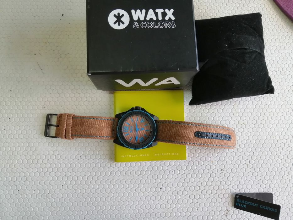 Relógio de pulso analógico WATX & COLORS Blue