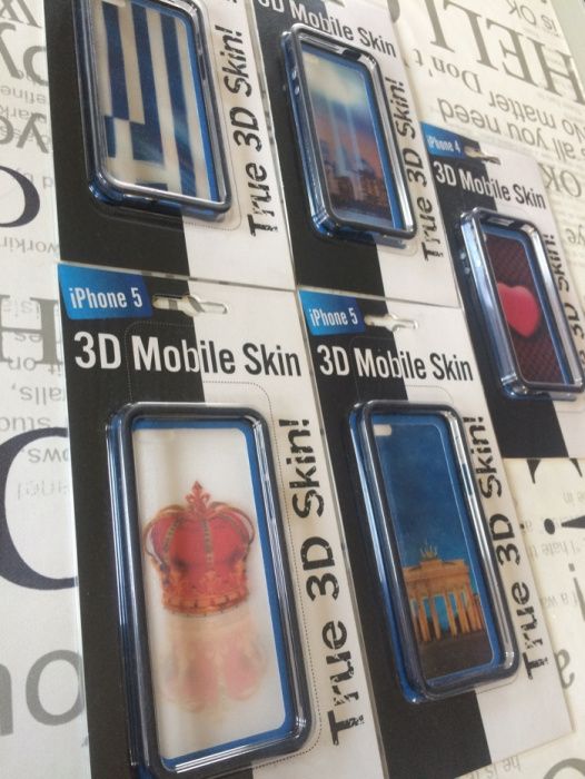 Case etui bumper naklejka Iphone 4 5 5s 3D mobile Skin