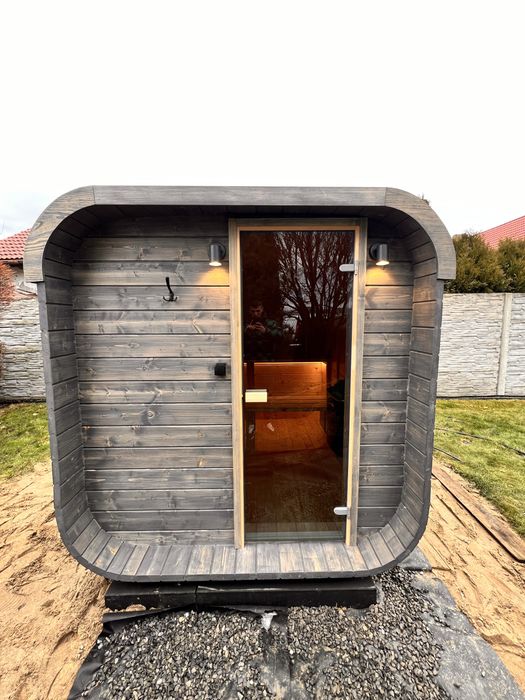 sauna ogrodowa z inteligentym sterowaniem  premium okazja !!!