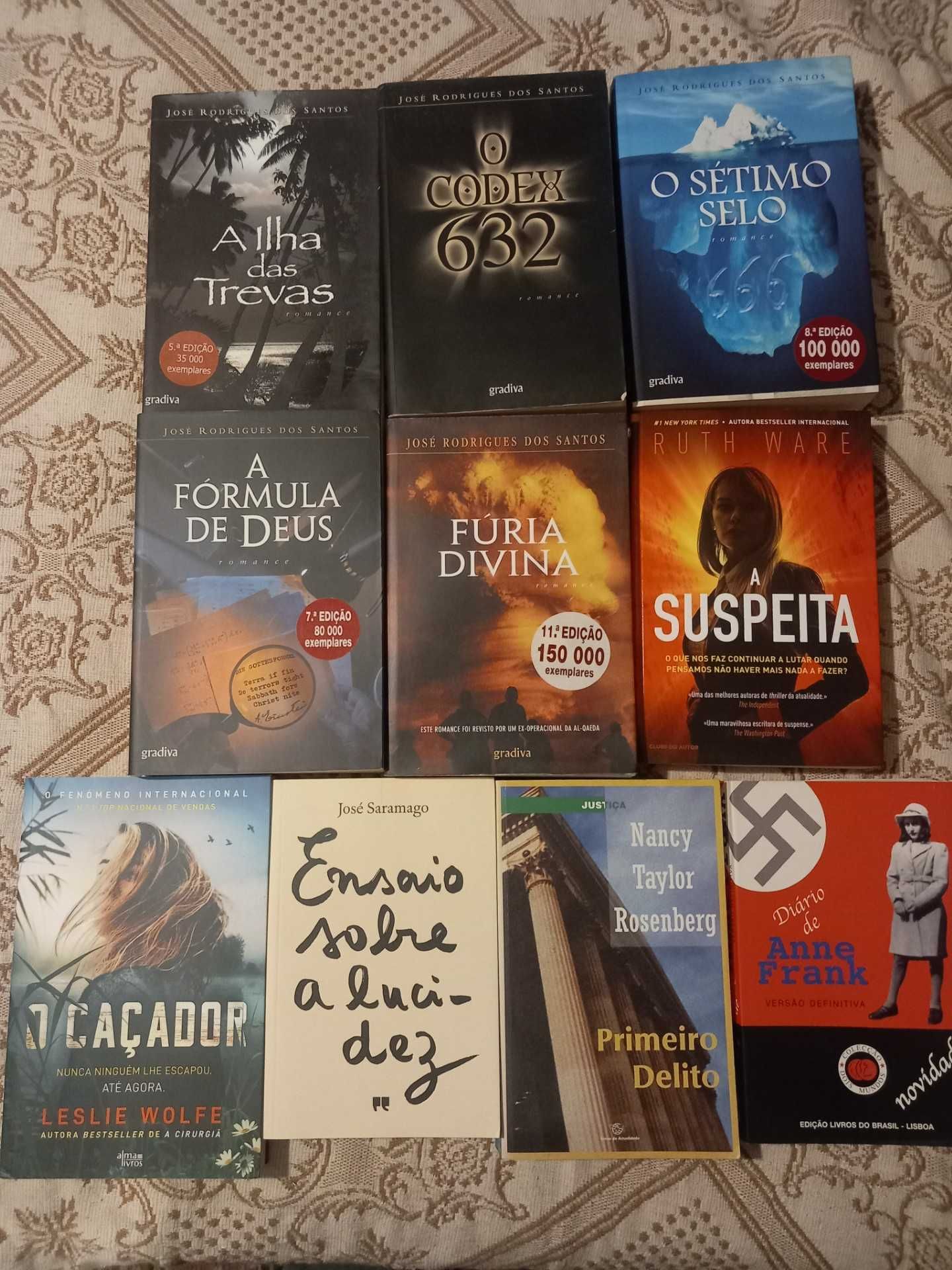 vendo livros josé rodrigues dos santos metade preço de custo