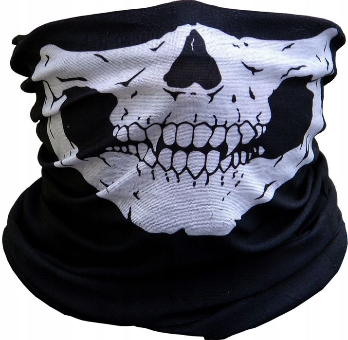 Nowa komin maska czaszka bandamka chusta elastyczna