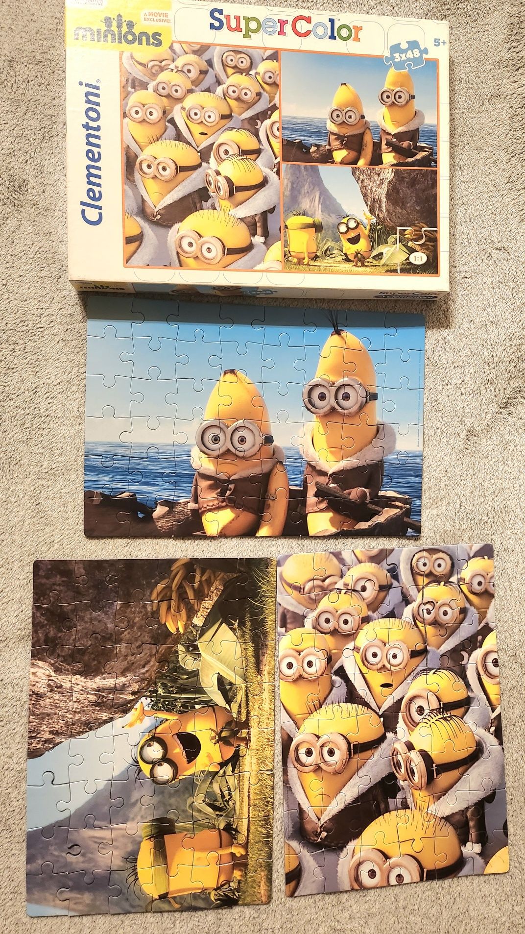 Puzzle Minionki 3 układanki