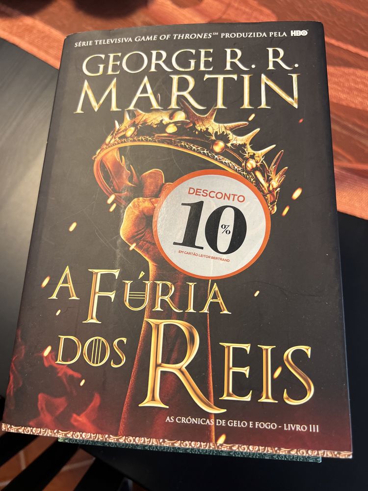 Guerra dos Tronos conjunto de 8 livros