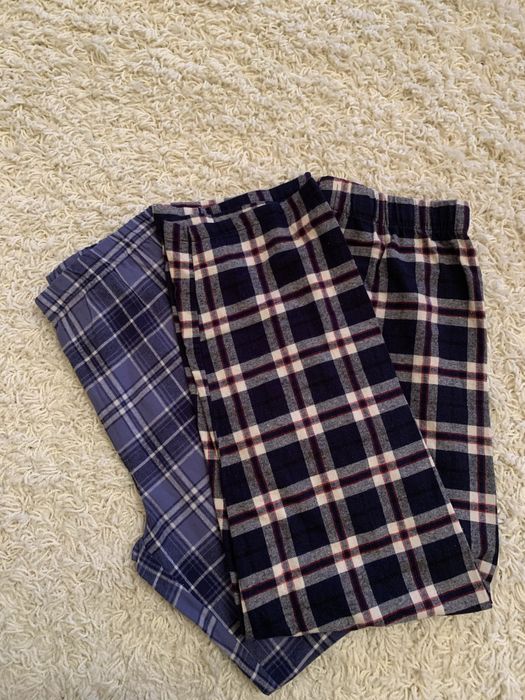 Чоловічі фланелеві(байкові )піжамні штани